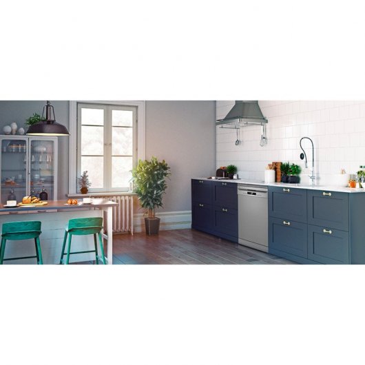 Midea MFD60S210S-ES Lavavajillas Capacidad 14 Cubiertos A++ Acero Inoxidable