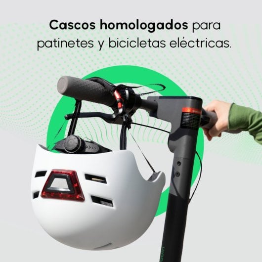 Youin Casco con Luz LED Blanco Talla L 58x61cm