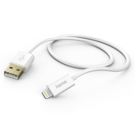 Hama Cable USB 2.0 a Lightning 1.5m Blanco