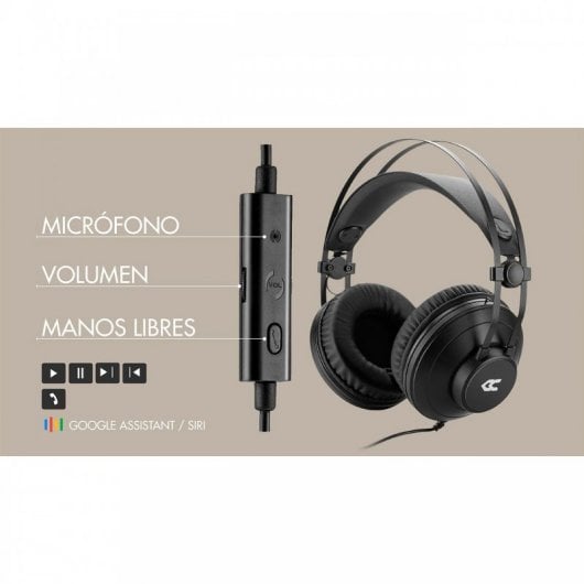 Avenzo AV-HP2200B Auriculares con Micrófono Negro