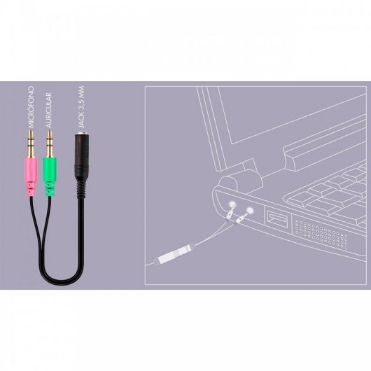 Avenzo AV-HP2200B Auriculares con Micrófono Negro