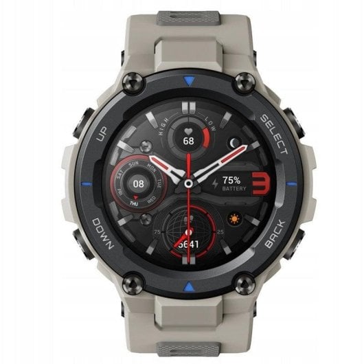 Amazfit T-Rex Pro Bluetooth GPS 47,7mm AMOLED Grau Wasserdicht 10ATM SpO2 Pulsmesser Schlaftracking