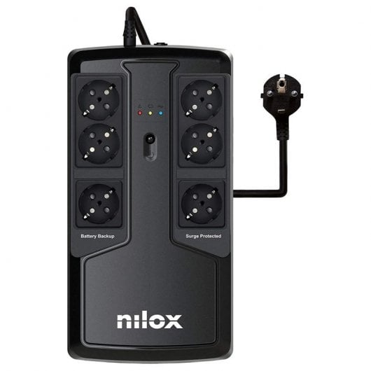 Nilox Office Premium Line Interactive 850 SAI Línea Interactiva 850VA 595W