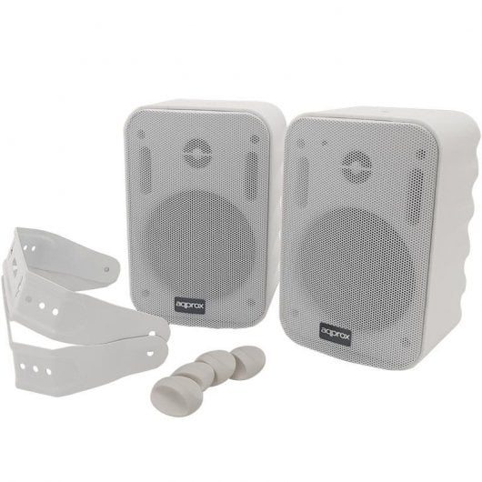Approx appSPKBT Altifalantes Bluetooth 2.0 40W Brancos