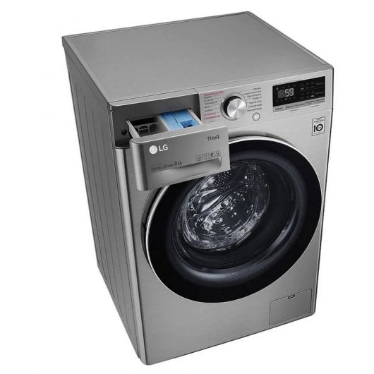 LG F4WV5008S2S Lavadora Carga Frontal 8Kg C Acero Inoxidable