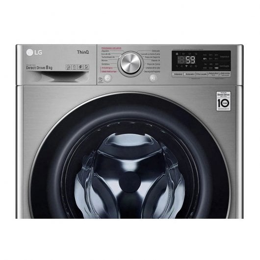 LG F4WV5008S2S Lavadora Carga Frontal 8Kg C Acero Inoxidable
