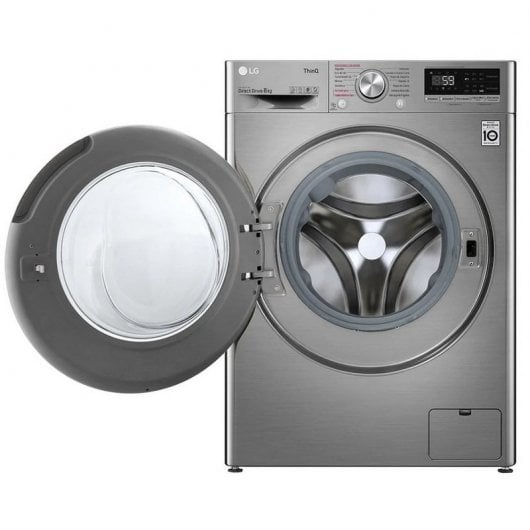 LG F4WV5008S2S Lavadora Carga Frontal 8Kg C Acero Inoxidable