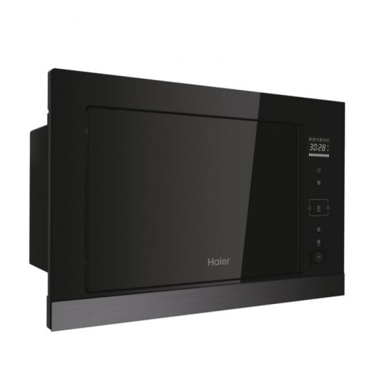 Haier HOR38G5FT Microondas Integrable con Grill 28L 900W Negro