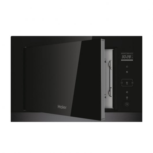 Haier HOR38G5FT Microondas Integrable con Grill 28L 900W Negro