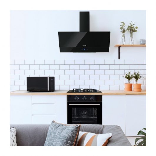Universal Blue Estela Campana Decorativa 90cm Cristal Negro