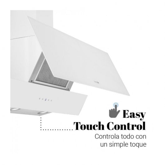 Universal Blue Estela Campana Decorativa 90cm Cristal Blanco