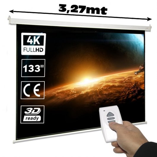 Luxscreen Pantalla de Proyección Eléctrica 16:9 294x165 133"