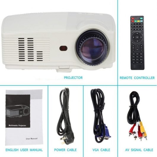 Seelumen PJW100 Proyector ANSI LCD HD 3200 Lúmenes