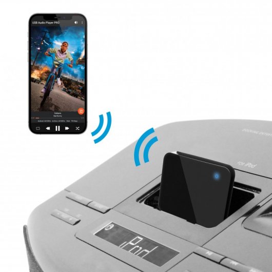 Récepteur audio Bluetooth Unotec Airdock II Noir