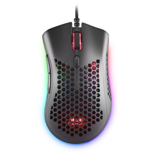 Mouse da gioco Mars Gaming MMEX RGB 32000 DPI Nero