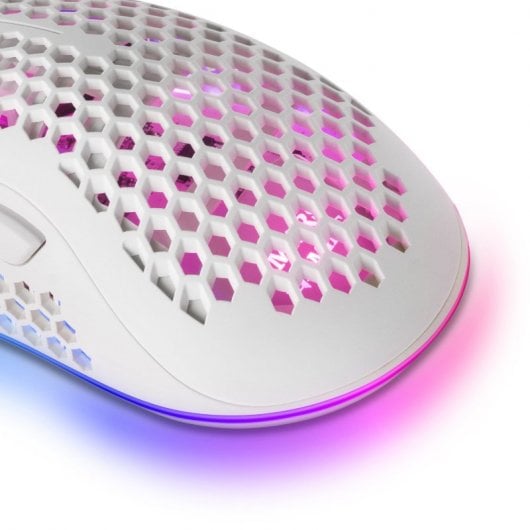 Mouse da gioco Mars Gaming MMEX RGB 32000 DPI bianco