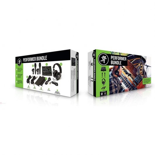 Mackie Performer Bundle 6-Kanal-Mixer + 2 dynamische Mikrofone + professionelle Kopfhörer