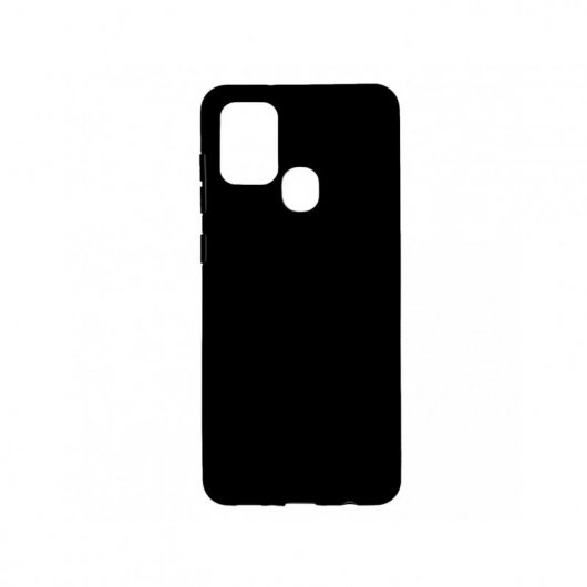 Funda Silicona Lisa Negra para Samsung Galaxy A21s