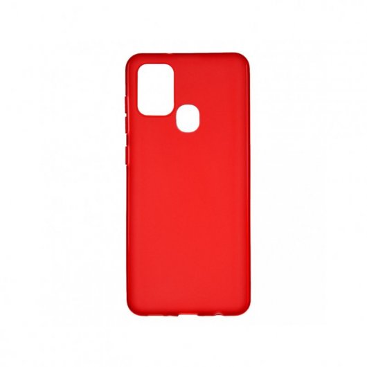Funda Silicona Lisa Roja para Samsung Galaxy A21s