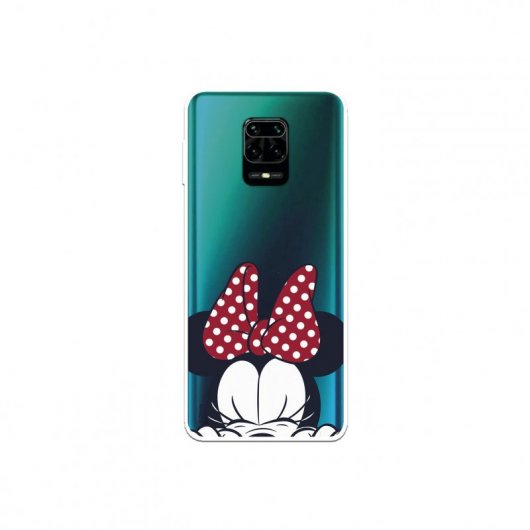 Funda Oficial de Disney Minnie Cara Clásicos Disney para Xiaomi Redmi Note 9 Pro