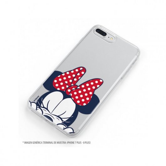 Funda Oficial de Disney Minnie Cara Clásicos Disney para Xiaomi Redmi Note 9 Pro