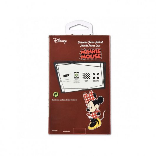 Funda Oficial de Disney Minnie Cara Clásicos Disney para Xiaomi Redmi Note 9 Pro