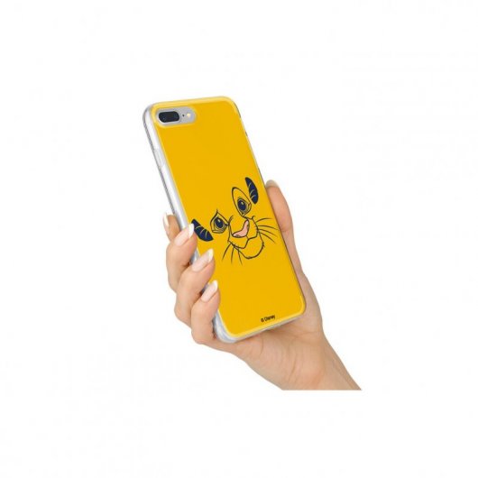 Funda Oficial de Disney Simba Cara Silueta El Rey León para Samsung Galaxy A21S