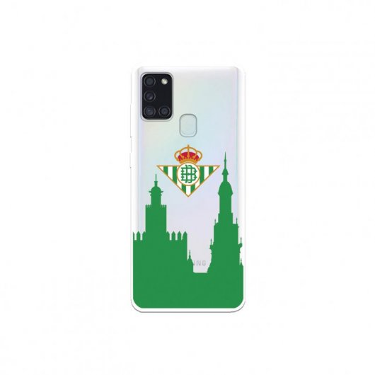 Funda del Betis Escudo Betis Ciudad Licencia Oficial Real Betis Balompié para Samsung Galaxy A21S