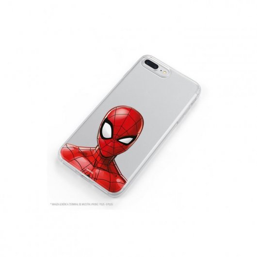 Funda Oficial de Marvel Spiderman Silueta Transparente Marvel para Samsung Galaxy A50