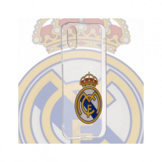 Funda Oficial Real Madrid Transparente para iPhone XR