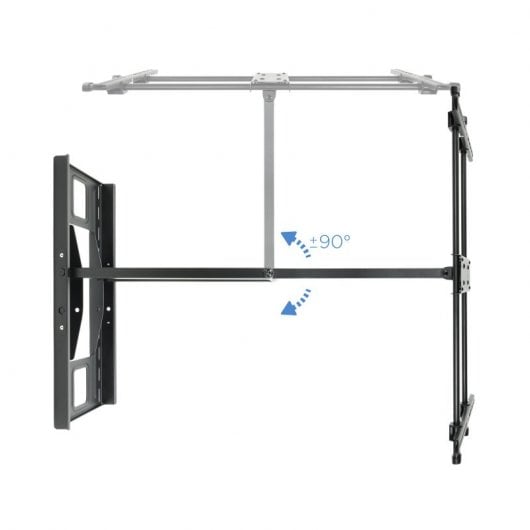 TooQ LP4380XL-B Supporto TV 43"-80" VESA 800x400 Max 50Kg