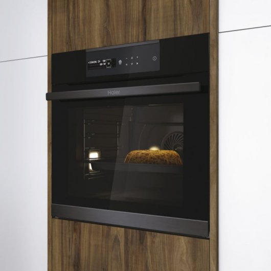 Haier HWO60SM5B9BH Horno Inteligente Pirolítico 70L A+ Negro