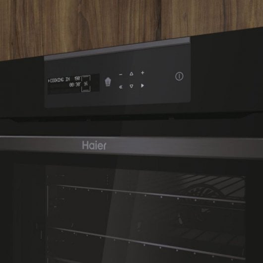 Haier HWO60SM5B9BH Horno Inteligente Pirolítico 70L A+ Negro