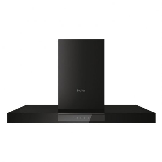 Haier HATS9DCS56B Campana Decorativa 90cm A+ Negra