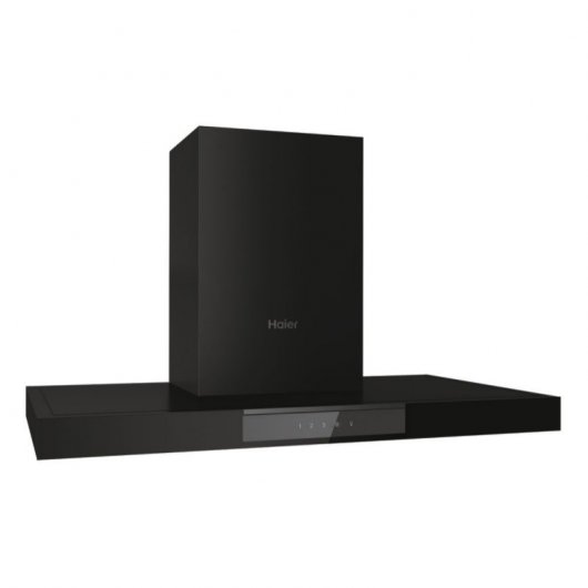 Haier HATS9DCS56B Campana Decorativa 90cm A+ Negra