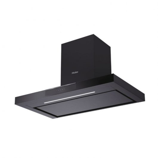 Haier HATS9DCS56B Campana Decorativa 90cm A+ Negra