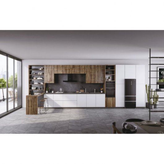 Haier HATS9DCS56B Campana Decorativa 90cm A+ Negra