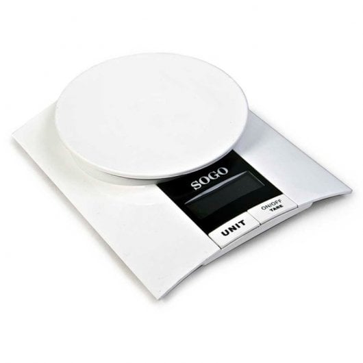 Sogo Báscula de Cocina Blanca