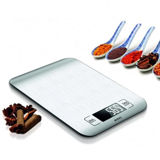 Sogo Báscula de Cocina Plata
