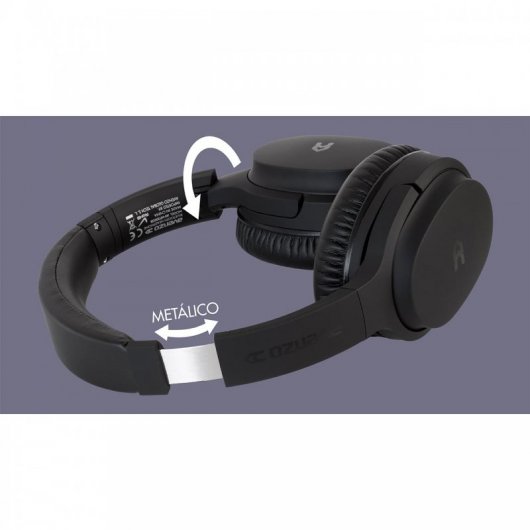 Avenzo AV-HP2003B Auricular Bluetooth Negro