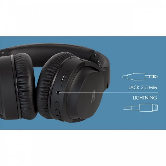 Avenzo AV-HP2003B Auricular Bluetooth Negro
