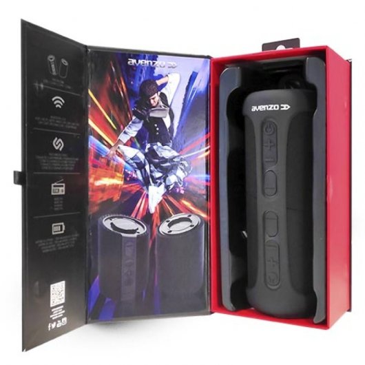 Avenzo AV-SP3003B Altifalante Bluetooth 2 em 1 10W Preto