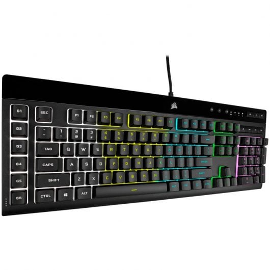 Tastiera da gioco retroilluminata Corsair K55 RGB PRO nera