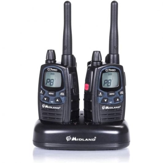 Midland G7E PRO Pareja Walkie Talkie PMR446 Negros