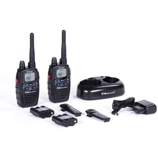 Midland G7E PRO Pareja Walkie Talkie PMR446 Negros