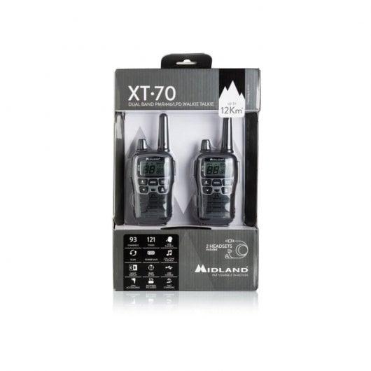 Midland XT70 Confezione da 2 walkie-talkie PMR446