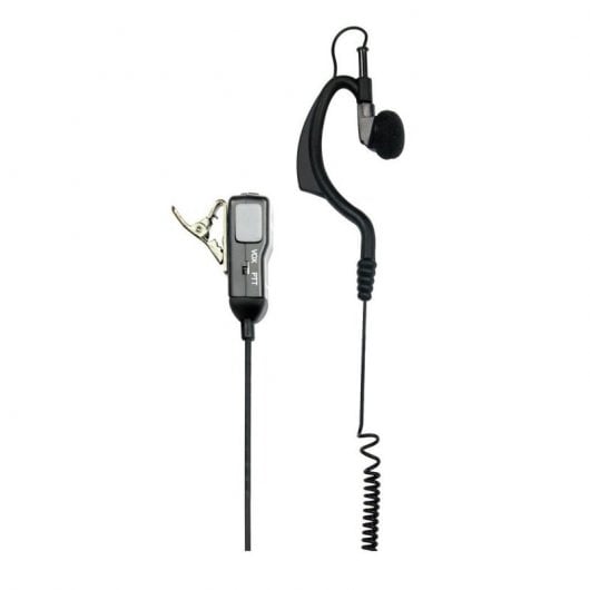 Midland MA-21L Microfone de Lapela com Auricular Ajustável VOX/PTT