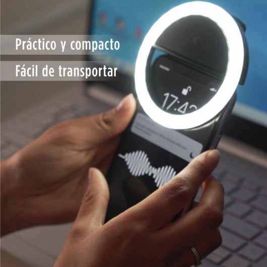 Ksix Studio Live Pocket Aro de Luz com Stand