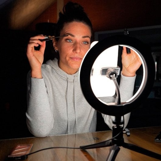 Ksix Kit Studio Live Colores Aro de Luz con Trípode para Smartphone