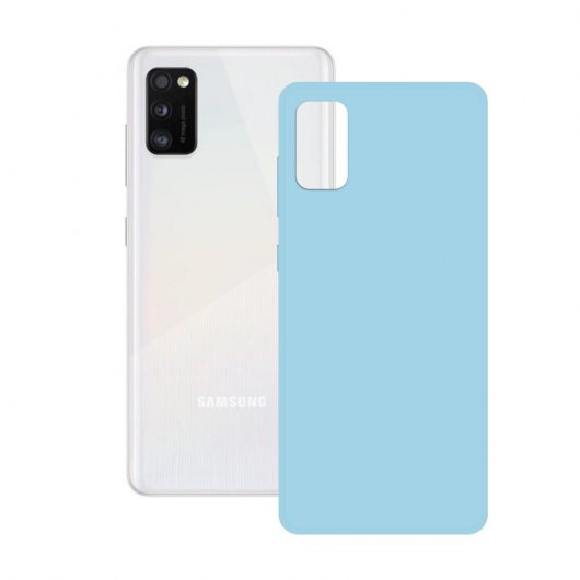 Mobile Tech Funda Silk Azul Pastel para Samsung Galaxy A41